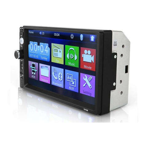 7" Car Media Player - USB / SD Player with FM Tuner