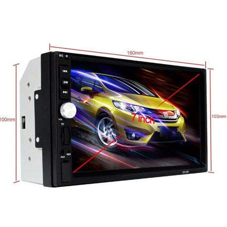 7" Car Media Player - USB / SD Player with FM Tuner