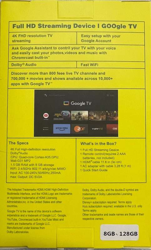 4K streaming box TV BOX