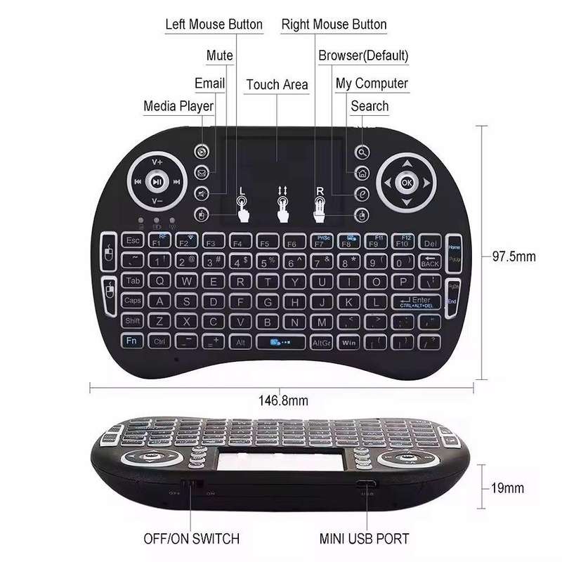 Night Vision Mini Keyboard