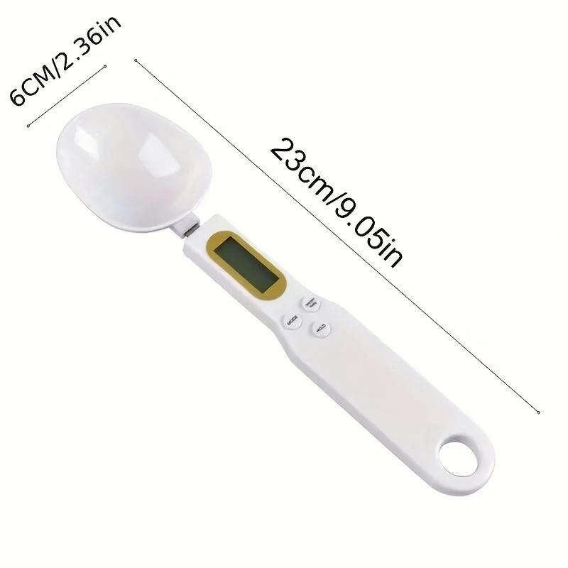 Electronic digital display spoon scale