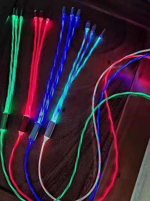 Dazzling luminous USB streamer one to three lines