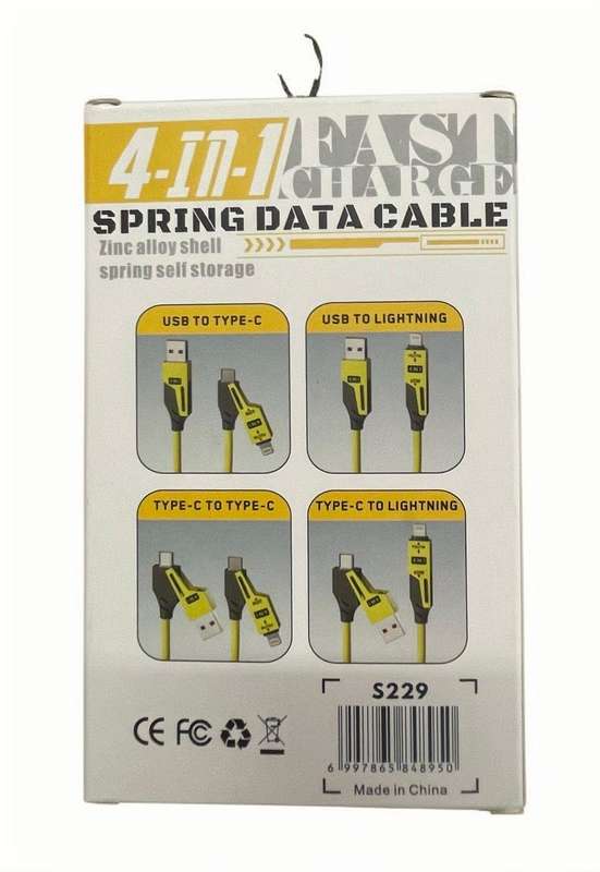 Hot version Transformers Spring 4 in 1 4-port flash charger
