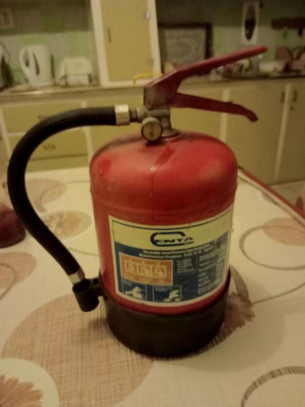SABS fire extinguisher