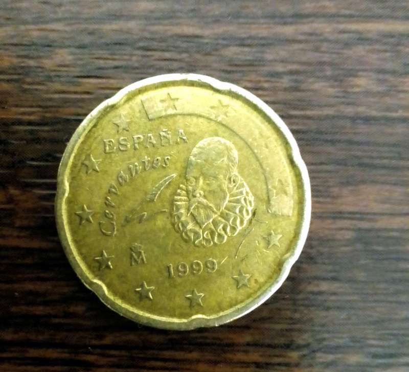 1999 Spain (Espana)20cents euro coin