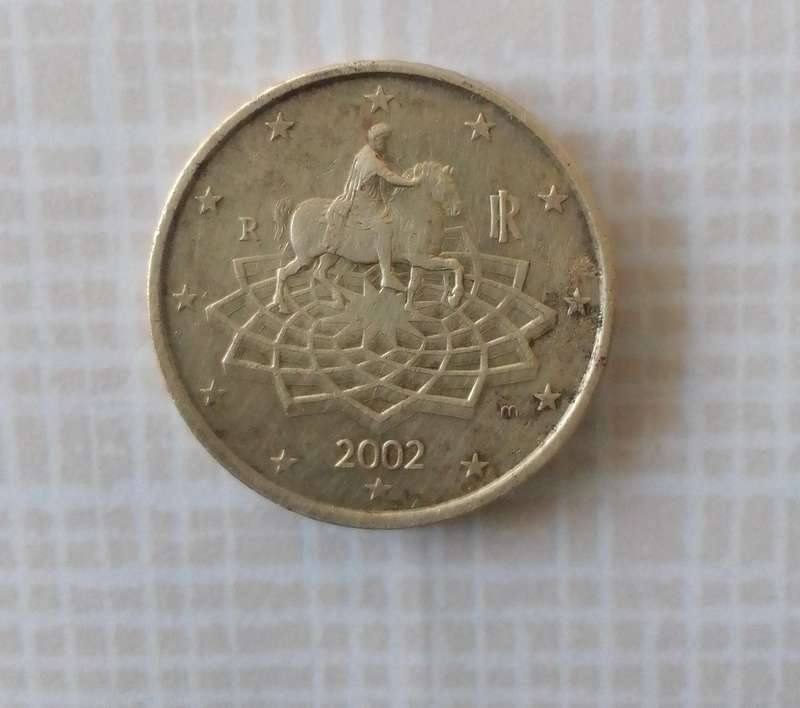 2002 Italy 50cents euro