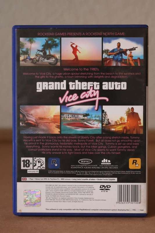Grand Theft Auto: Vice City (PS2) CIB