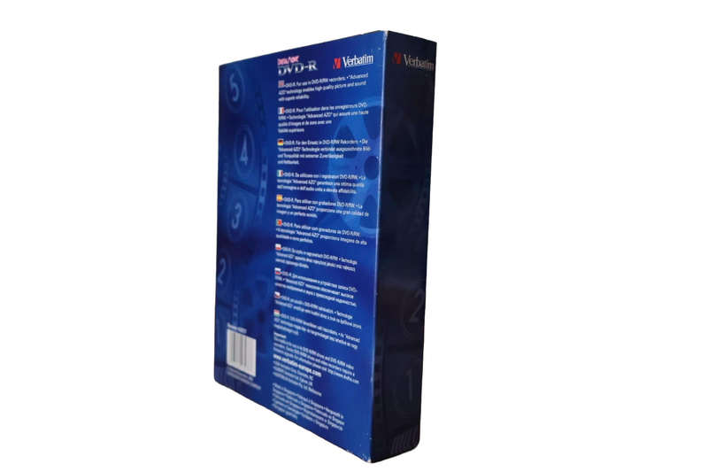 Verbatim Digital Movie DVD-R & DVD+R 4x Discs  Pack of 6 | 4.7GB | Retro Movie Reel Design
