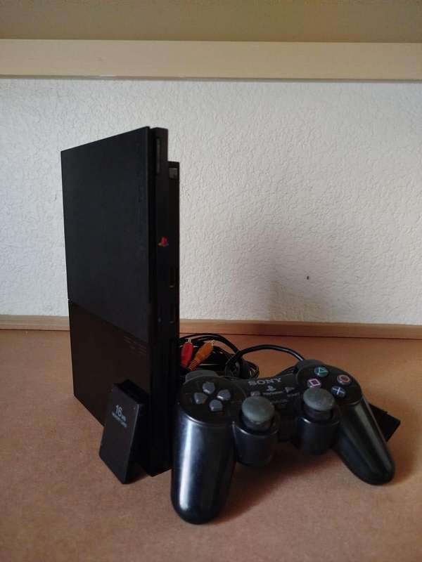 PlayStation 2 Slim Console | Used | Fully Working | Includes Original Controller, Memory Card