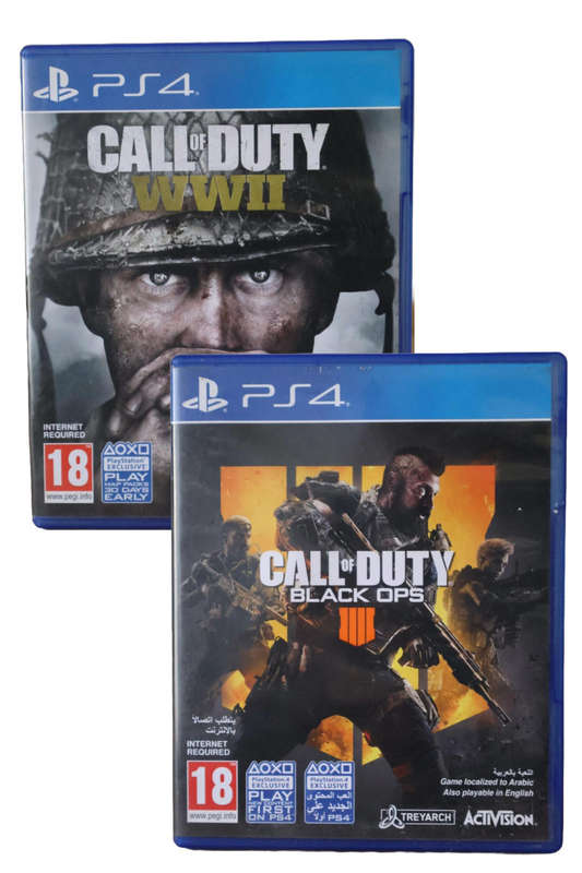 Bundle | Call of Duty: Black Ops 4 & Call of Duty: WWII (PS4)