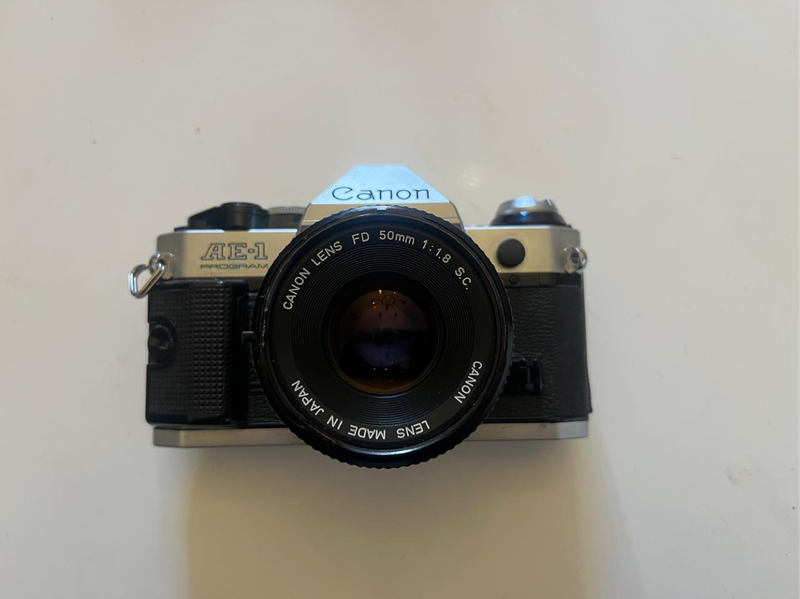 Canon Ae-1P with 50mm 1.8