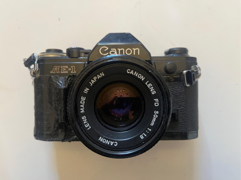 Canon Ae-1 with 50mm 1.8