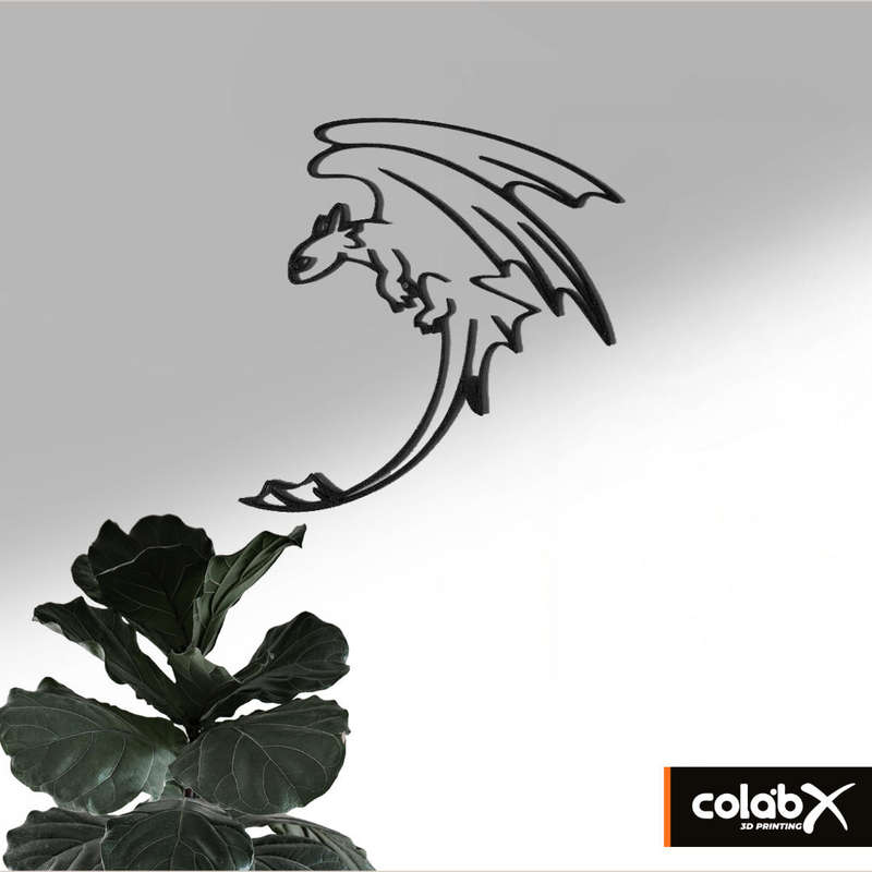 Toothless Dragon Wall Art