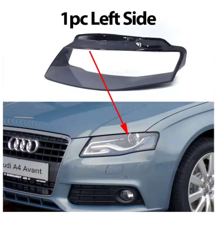 Audi A4 B8  2009-2012 Headlight  Cover- Left