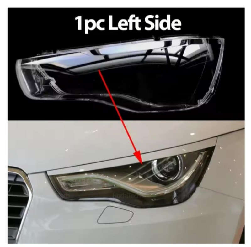 Audi A1 2012-2014 Car Headlight Glass Lens Case- Left