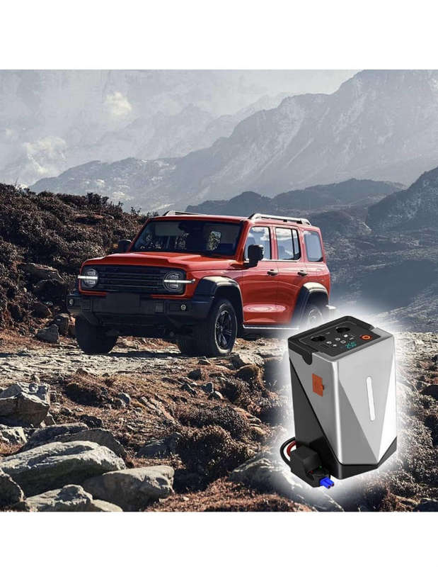 Multifunctional Jump Starter with Air Pump Portable Car Battery Booster & Inflator