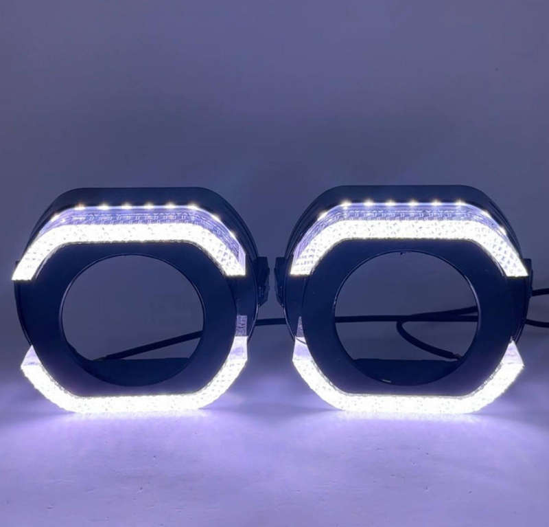 5D Crystal Angel Eyes Ring DRL Covers 8+1