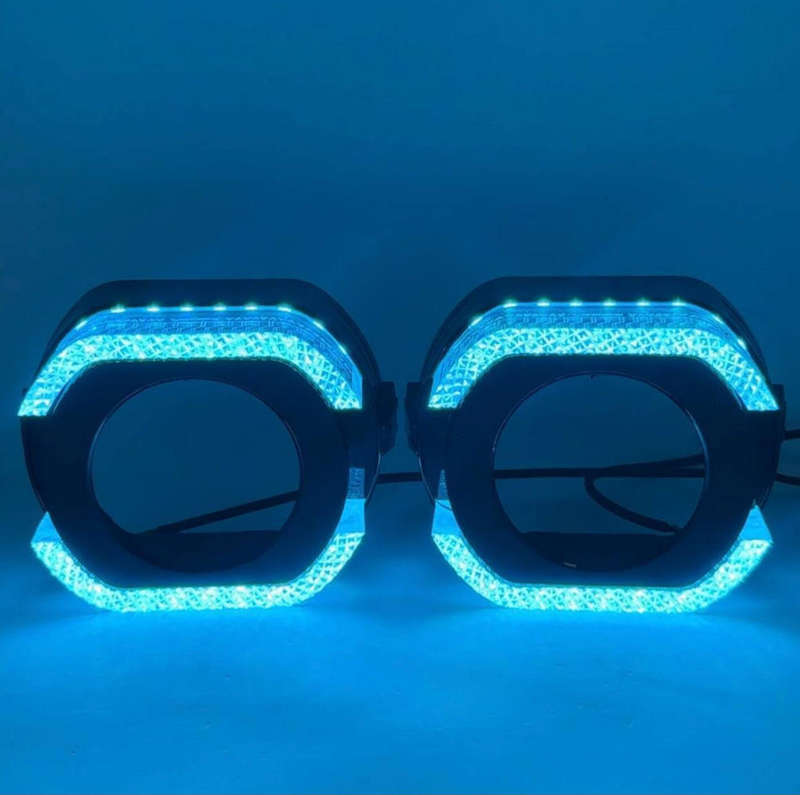 5D Crystal Angel Eyes Ring DRL Covers 8+1