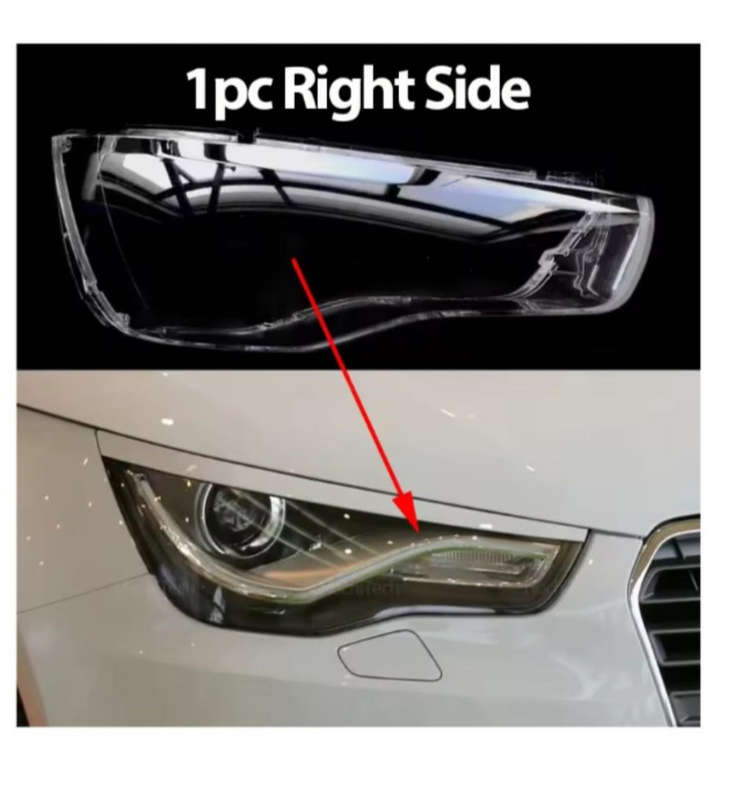 Audi A1 2012-2014 Car Headlight Glass Lens Case- Right