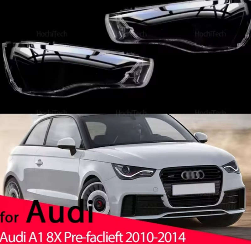 Audi A1 2012-2014 Car Headlight Glass Lens Case- Right