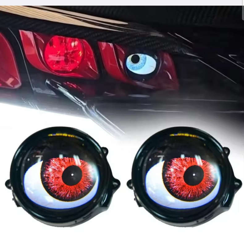3-Inch LED Animated Multi  8+1 Mode Demon Eye Fog Light