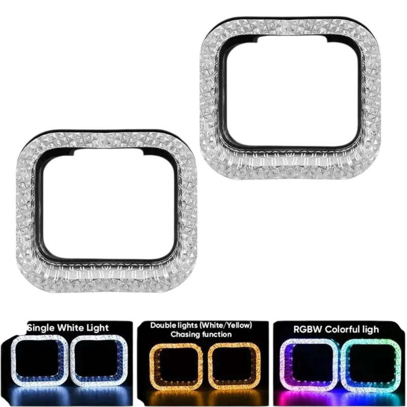5D Crystal Angel Eyes Ring DRL Covers