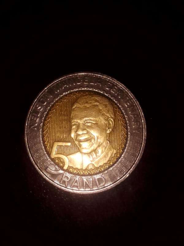 1918 - 2018 Mandela R5 Coin
