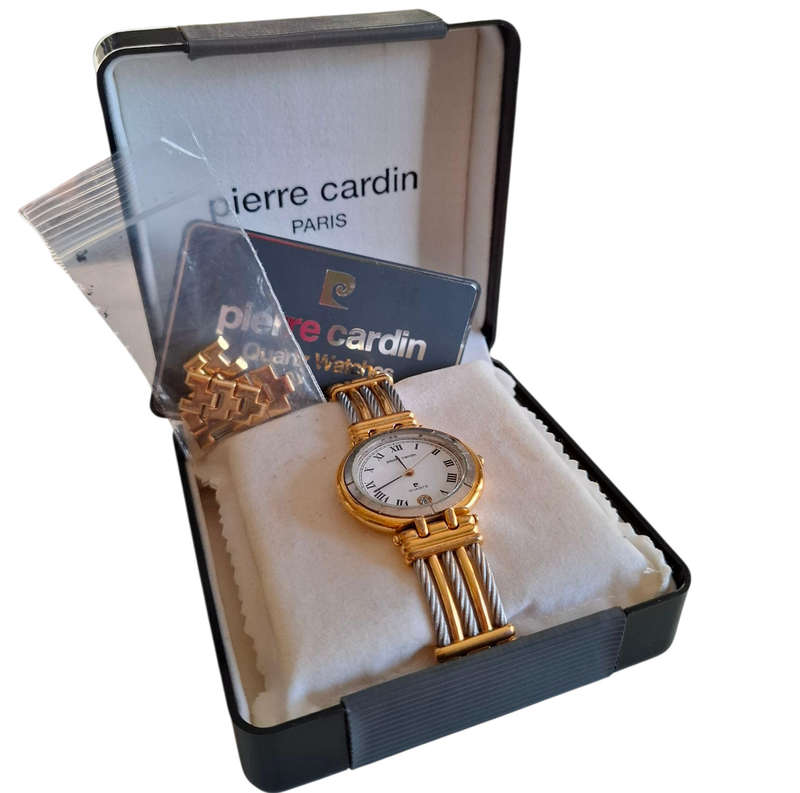 Pierre Cardin Quartz Mens Watch with Box, Papers and Extra Links