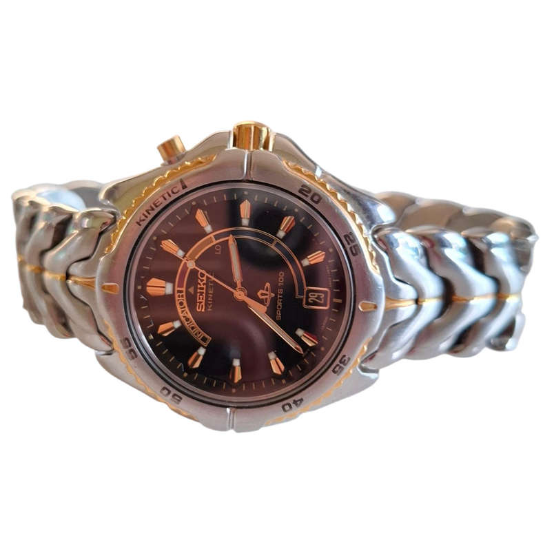 Seiko Sports 100 820053 Kinetic Mens Watch