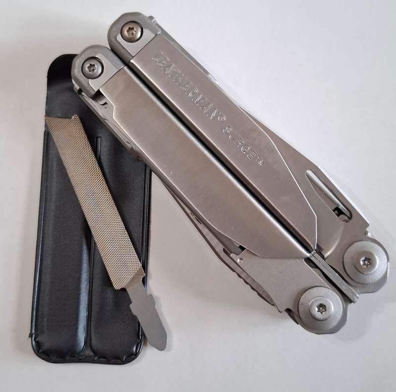 Leatherman Surge 21 with Sheath and Extra File