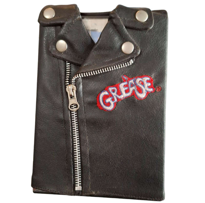 Grease DVD in Faux Leather 'T' Birds Jacket Cover
