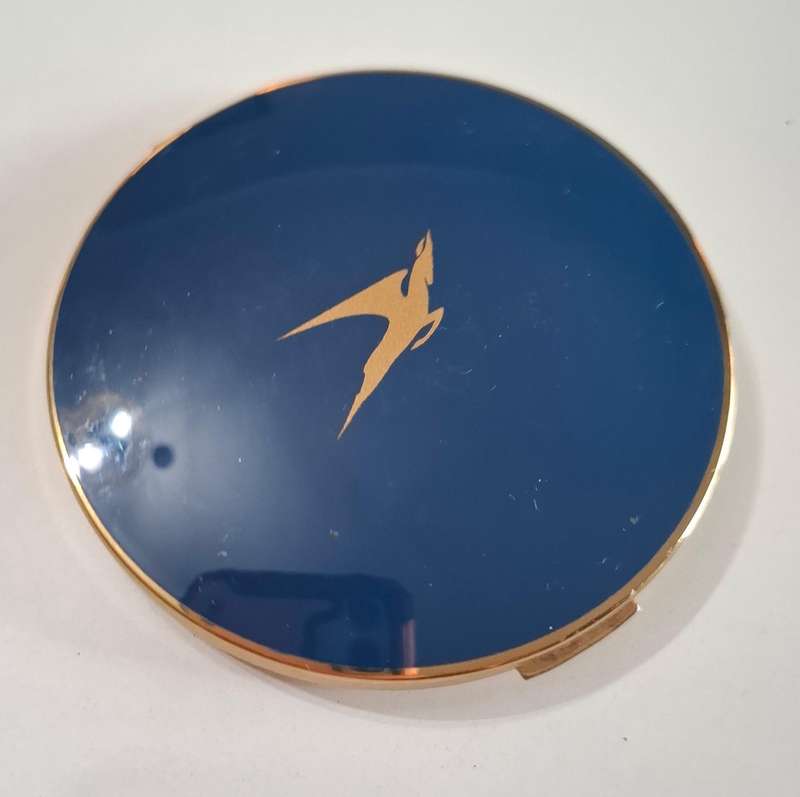 Vintage South African Airways Powder Compact