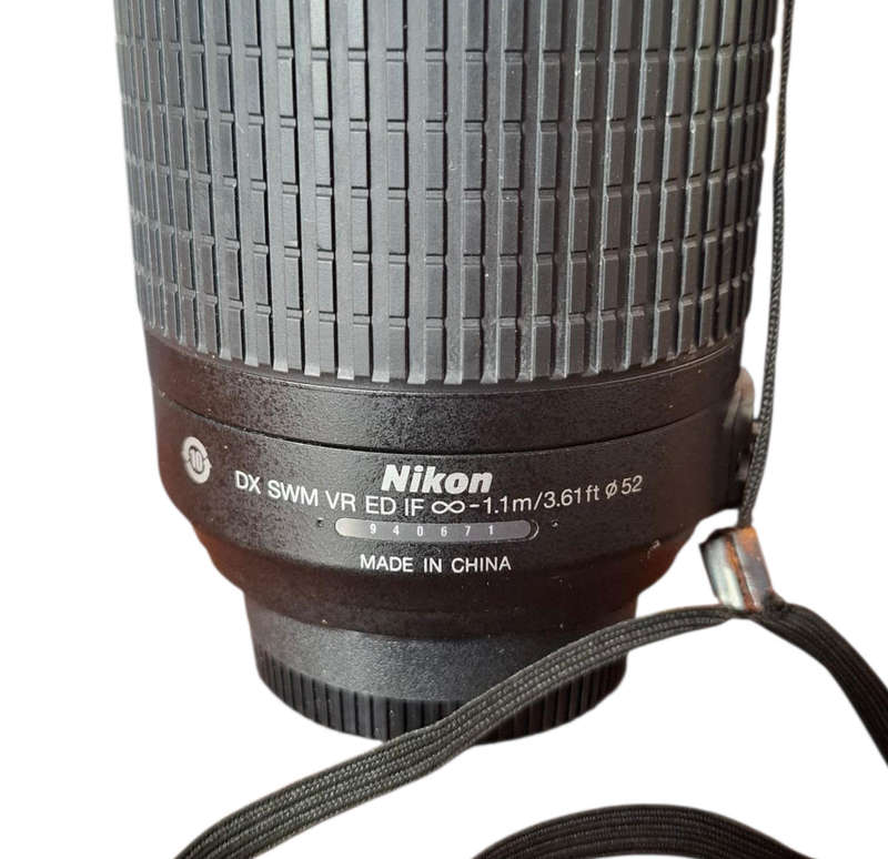 Nikon DX AF-S Nikkor 55-200mm 1:4-5.6G ED VR Lense