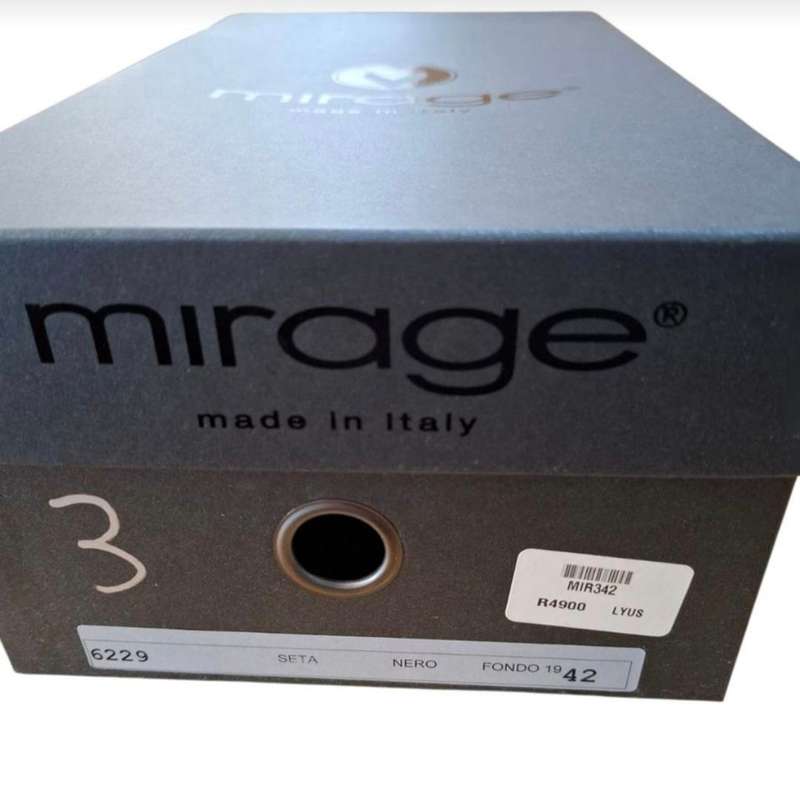 Mirage Mens Dress Shoes in Box Made in Italy Size 8