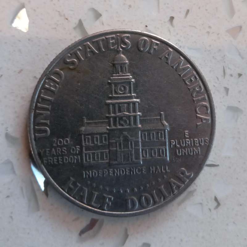 Kennedy Half Dollar coin 1776 to 1976