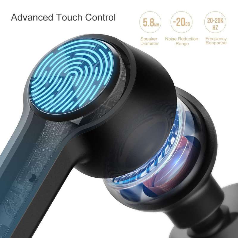 Solar Wireless Earbuds