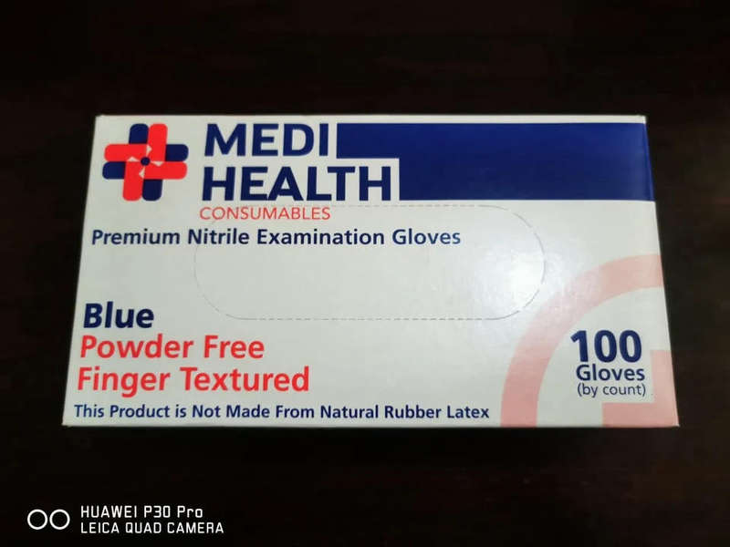 Nitrile Gloves - Medtex / Medic Plus / Medi Health - R110 a box of 100 Gloves