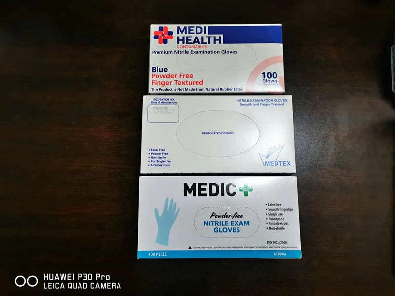 Nitrile Gloves - Medtex / Medic Plus / Medi Health - R110 a box of 100 Gloves