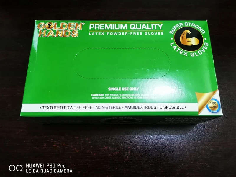 Medtex Latex Powder Free Gloves - R110 each a box of 100 Gloves
