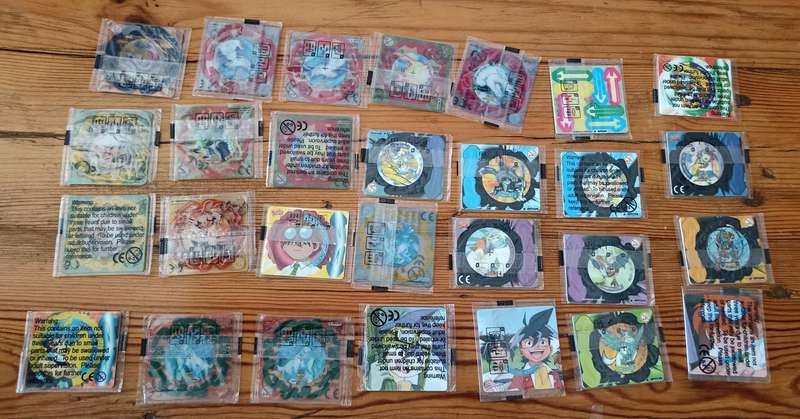 Sealed Beyblade Tazo Lot