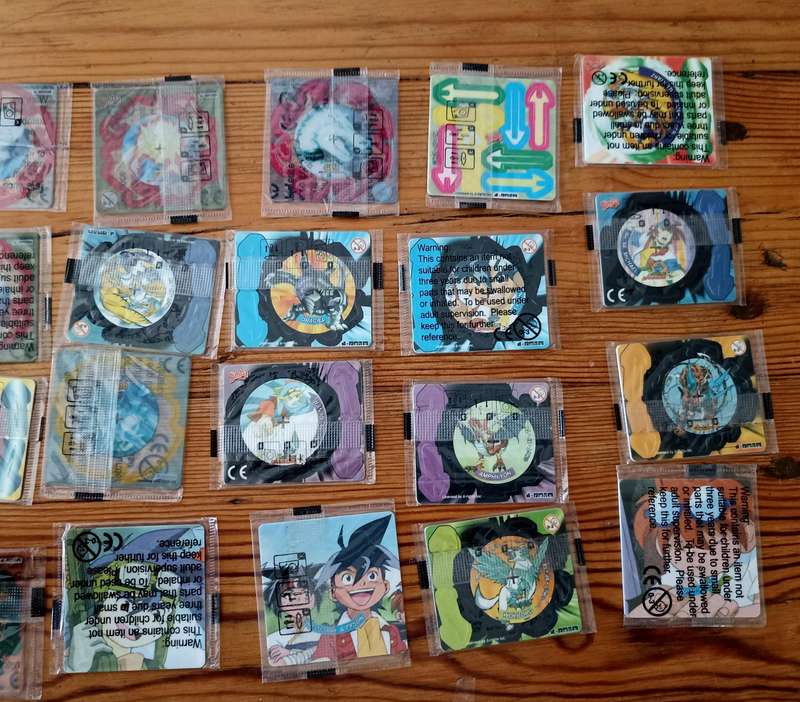 Sealed Beyblade Tazo Lot