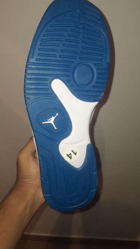 White and Blue Nike Air Jordan 98 Stadium