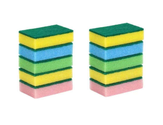Kitchen Sponges- 10 Pieces Scrub