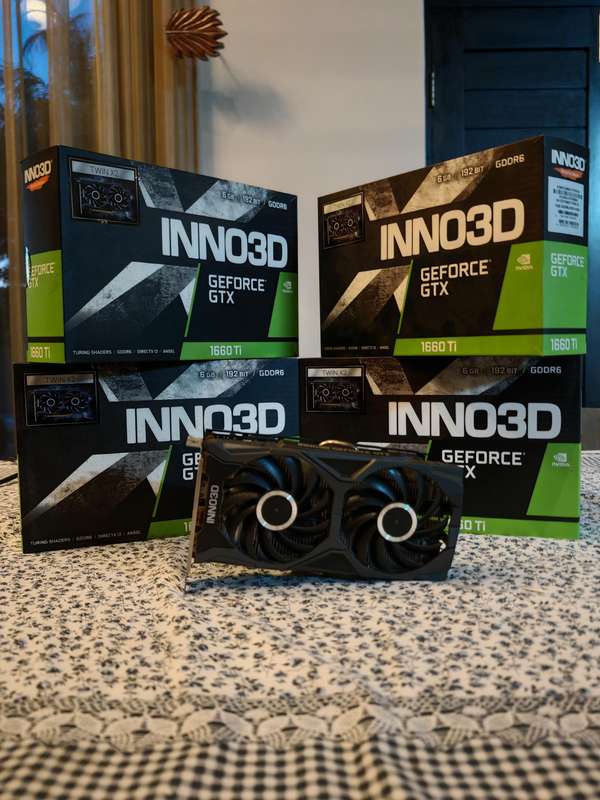 Inno3D GTX 1660Ti 6Gb Graphics Cards, Nvidia GeForce! Immaculate Condition, Original Packaging!!!