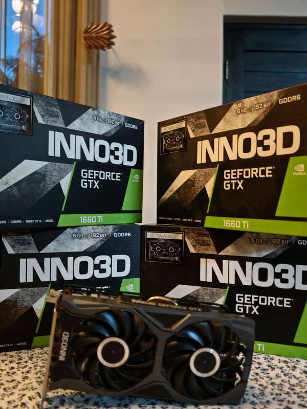 Inno3D GTX 1660Ti 6Gb Graphics Cards, Nvidia GeForce! Immaculate Condition, Original Packaging!!!
