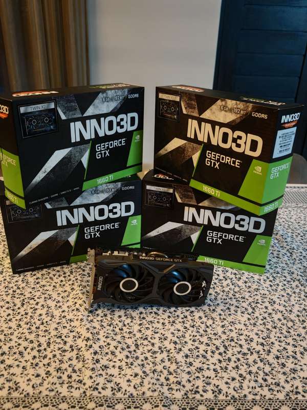 Inno3D GTX 1660Ti 6Gb Graphics Cards, Nvidia GeForce! Immaculate Condition, Original Packaging!!!