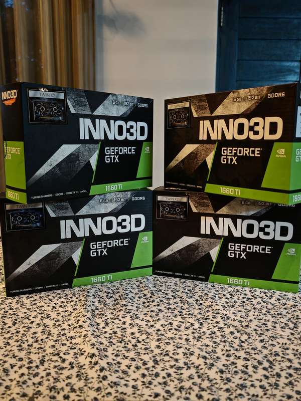 Inno3D GTX 1660Ti 6Gb Graphics Cards, Nvidia GeForce! Immaculate Condition, Original Packaging!!!