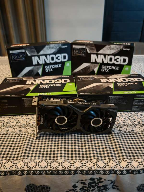 Inno3D GTX 1660Ti 6Gb Graphics Cards, Nvidia GeForce! Immaculate Condition, Original Packaging!!!