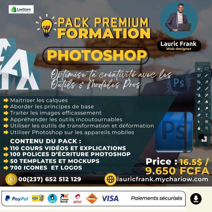 PACK PREMIUM FORMATION PHOTOSHOP