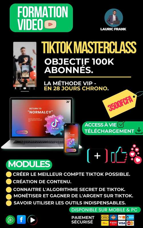TikTok Masterclass  100K Followers in 28 Days with the VIP Method